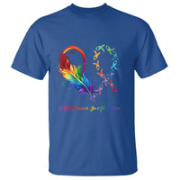 Fight Cancer In All Color Fighter Rainbow Ribbon T Shirt - Wonder Print Shop