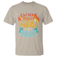 Blindness Visual Impairment T Shirt I'm Legally Blind Not Stupid - Wonder Print Shop