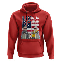 Presidents Day Hoodie Like A Boss Washington Lincoln Abe George US Flag - Wonder Print Shop