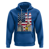 Presidents Day Hoodie Like A Boss Washington Lincoln Abe George US Flag - Wonder Print Shop