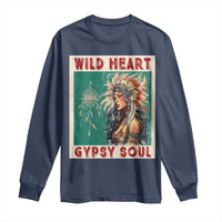 Native American Long Sleeve Shirt Wild Heart Gypsy Soul Women