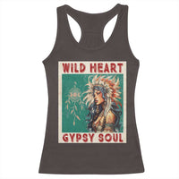 Native American Racerback Tank Top Wild Heart Gypsy Soul Women
