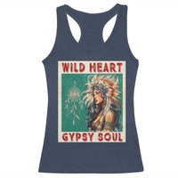 Native American Racerback Tank Top Wild Heart Gypsy Soul Women