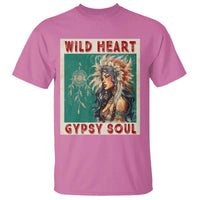 Native American T Shirt Wild Heart Gypsy Soul Women - Wonder Print Shop