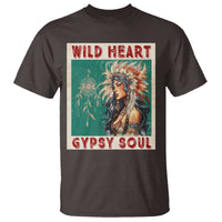 Native American T Shirt Wild Heart Gypsy Soul Women - Wonder Print Shop