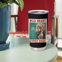 Native American Tumbler Cup Wild Heart Gypsy Soul Women