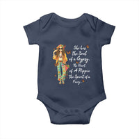 Hippie Girl Baby Onesie The Soul Of A Gypsy The Heart Of A Hippie The Spirit Of A Family