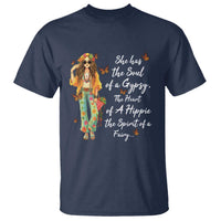 Hippie Girl T Shirt The Soul Of A Gypsy The Heart Of A Hippie The Spirit Of A Family - Wonder Print Shop
