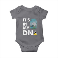 Saint Lucia Baby Onesie It's In My DNA Beautiful Beach