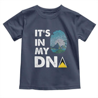 Saint Lucia Toddler T Shirt It's In My DNA Beautiful Beach