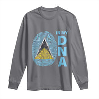 Saint Lucia It's In My DNA Long Sleeve Shirt