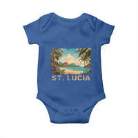 Saint Lucia Baby Onesie St. Lucia Beach Trip