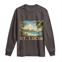 Saint Lucia Long Sleeve Shirt St. Lucia Beach Trip