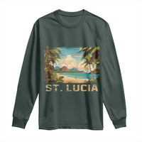 Saint Lucia Long Sleeve Shirt St. Lucia Beach Trip