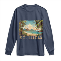 Saint Lucia Long Sleeve Shirt St. Lucia Beach Trip
