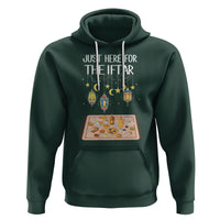 Ramadan Hoodie Just Here For The Iftar Islam Islamic - Wonder Print Shop