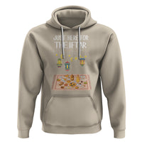 Ramadan Hoodie Just Here For The Iftar Islam Islamic - Wonder Print Shop
