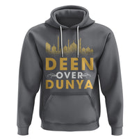 Islam Hoodie Deen Over Dunya Islamic Muslim - Wonder Print Shop