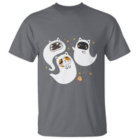 Halloween Cat Lover T Shirt Spooky Cute Ghost Costume - Wonder Print Shop