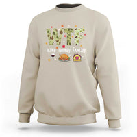 Thanksgiving Sweatshirt W T F Wine Turkey Family Funny Dinner Fall - Wonder Print Shop
