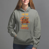 I'm The Queen Turkey Dabbing Fall Thanksgiving Hoodie - Wonder Print Shop
