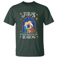 Jesus Is The Reason For The Season Christmas Nativity T Shirt - Wonder Print Shop
