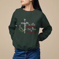 Jesus Is The Reason For The Season Bling Christmas Sweatshirt - Wonder Print Shop