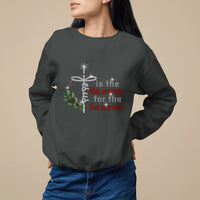 Jesus Is The Reason For The Season Bling Christmas Sweatshirt - Wonder Print Shop