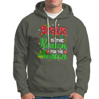 Christmas Hoodie Jesus Is The Reason For The Season - Wonder Print Shop