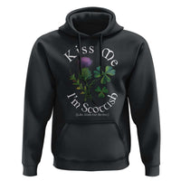 Funny St. Patrick's Day Hoodie Kiss Me I'm Scottish