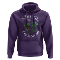 Funny St. Patrick's Day Hoodie Kiss Me I'm Scottish