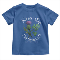 Funny St. Patrick's Day Toddler T Shirt Kiss Me I'm Scottish