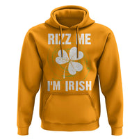 Funny St. Patrick's Day Hoodie Rizz Me I'm Irish