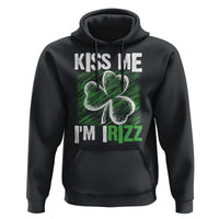 Funny St. Patrick's Day Hoodie Kiss Me I'm iRizz Shamrock