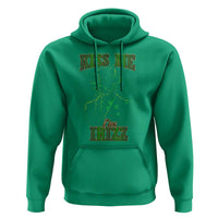 Funny St. Patrick's Day Hoodie Kiss Me I'm iRizz Cool Leprechaun