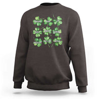 Funny St. Patrick's Day Sweatshirt Shamrock Lit Rizz Sigma Skibidi Rizzler No Cap Alpha