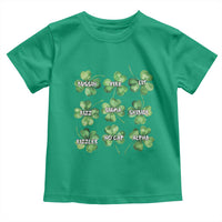 Funny St. Patrick's Day Toddler T Shirt Shamrock Lit Rizz Sigma Skibidi Rizzler No Cap Alpha