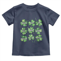 Funny St. Patrick's Day Toddler T Shirt Shamrock Lit Rizz Sigma Skibidi Rizzler No Cap Alpha