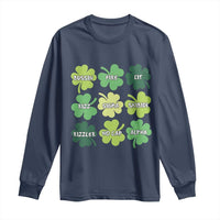 Funny St. Patrick's Day Long Sleeve Shirt Lit Rizz Sigma Skibidi Rizzler No Cap Alpha