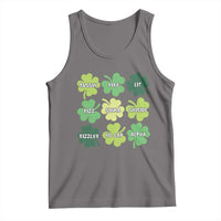 Funny St. Patrick's Day Tank Top Lit Rizz Sigma Skibidi Rizzler No Cap Alpha