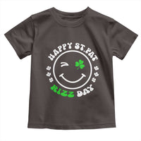 Funny St. Patrick's Day Toddler T Shirt Happy St Pat Rizz Day Shamrock Lucky Face
