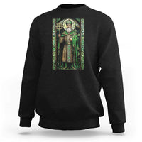 St. Patrick's Day Sweatshirt Saint Patrick Art Aesthetic Stained Glass