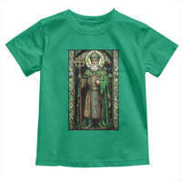St. Patrick's Day Toddler T Shirt Saint Patrick Art Aesthetic Stained Glass