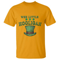 Funny St. Patrick's Day T Shirt Wee Little Hooligan Shamrock Leprechaun Hat