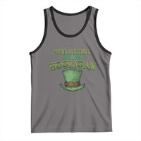 Funny St. Patrick's Day Tank Top Wee Little Hooligan Shamrock Leprechaun Hat