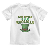 Funny St. Patrick's Day Toddler T Shirt Wee Little Hooligan Shamrock Leprechaun Hat