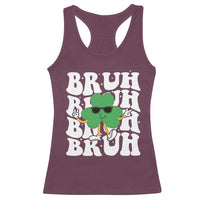 Funny St. Patrick's Day Bruh Racerback Tank Top