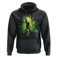 Funny St. Patrick's Day Bigfoot Hoodie Sasquatch Shamrock Irish