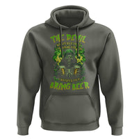 Funny Irish Beer Hoodie The Devil Whispered I'm Coming For You I Whisper Back Bring Beer