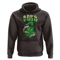 Funny St. Patrick's Day Cannabis Hoodie 420% Irish Weed